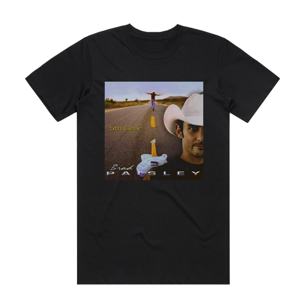 Brad Paisley 5Th Gear Album Cover T-Shirt Black