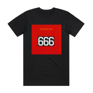 Aphrodites Child 666 1 Album Cover T-Shirt Black