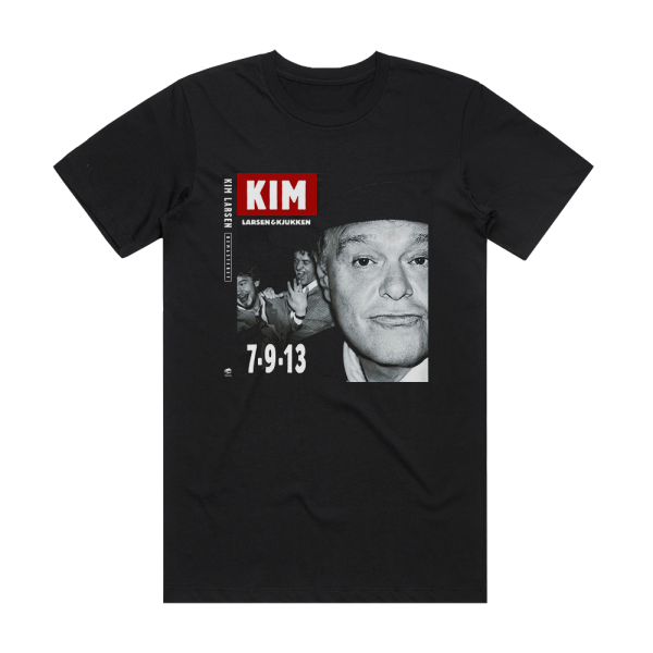 Kim Larsen and Kjukken 7 9 13 Album Cover T-Shirt Black