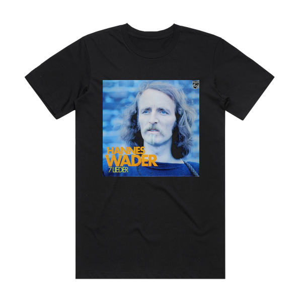 Hannes Wader 7 Lieder Album Cover T-Shirt Black