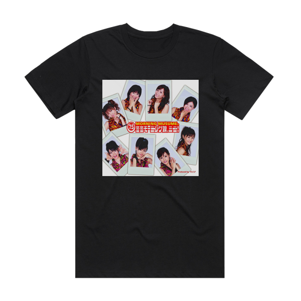 Morning Musume 75 1 Album Cover T-Shirt Black