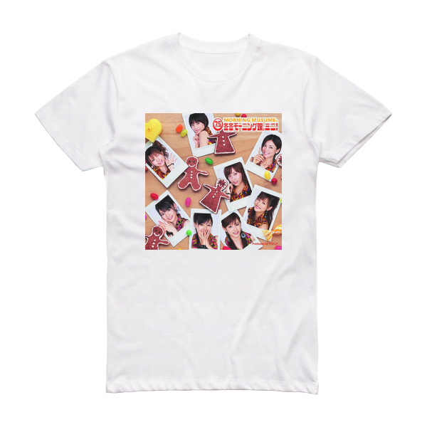 Morning Musume 75 2 Album Cover T-Shirt White