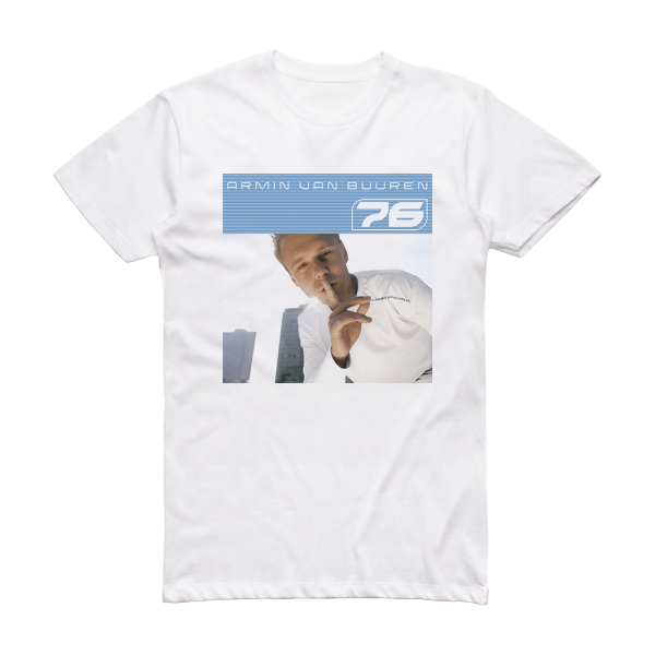 Armin van Buuren 76 Album Cover T-Shirt White