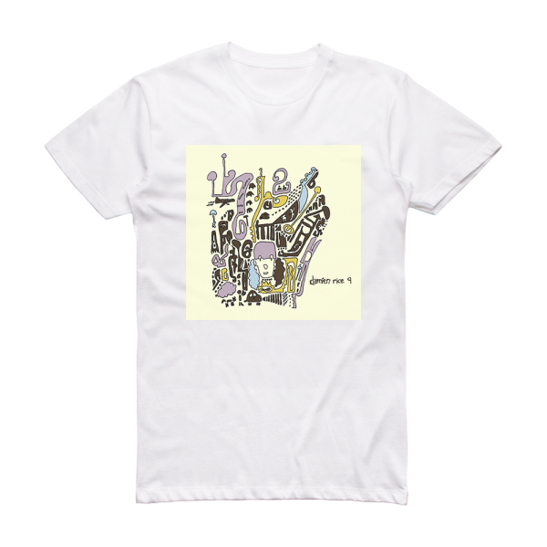 Damien Rice 9 Album Cover T-Shirt White