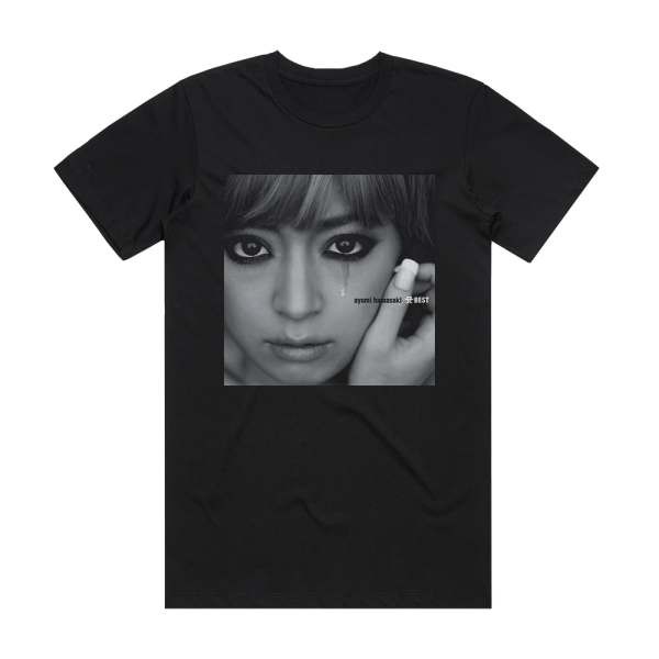 Ayumi Hamasaki A Best Album Cover T-Shirt Black