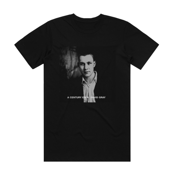 David Gray A Century Ends Album Cover T-Shirt Black