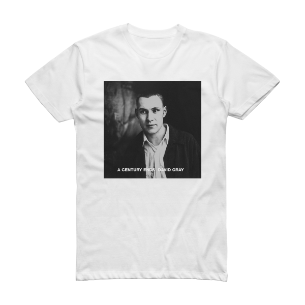 David Gray A Century Ends Album Cover T-Shirt White