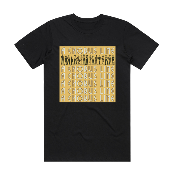 Marvin Hamlisch A Chorus Line 1975 Original Broadway Cast Album Cover T-Shirt Black