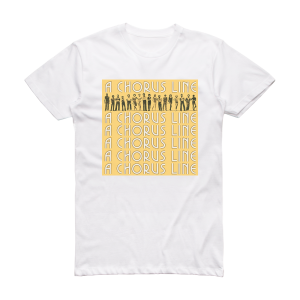 Marvin Hamlisch A Chorus Line 1975 Original Broadway Cast Album Cover T-Shirt White