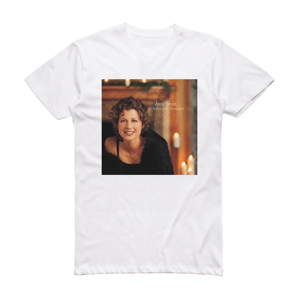 Amy Grant A Christmas To Remember 1 Album Cover T-Shirt White
