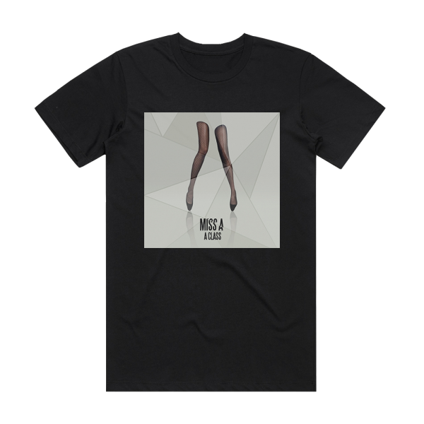 miss A A Class Album Cover T-Shirt Black
