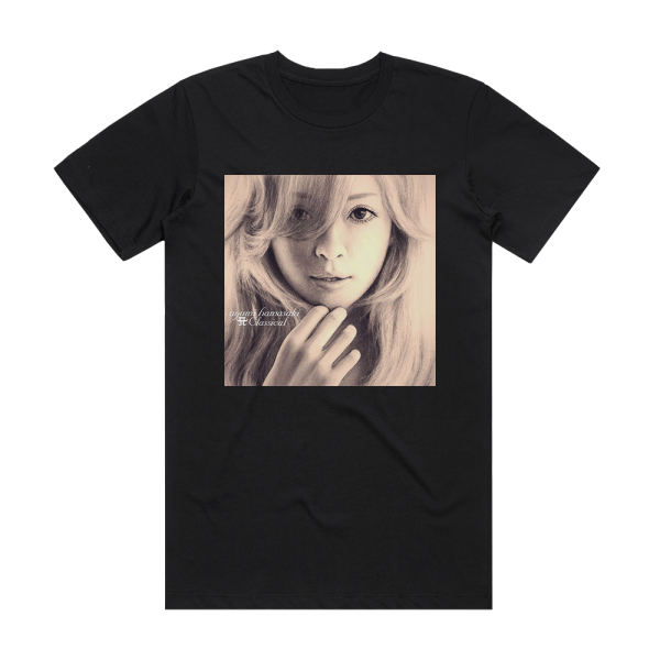 Ayumi Hamasaki A Classical Album Cover T-Shirt Black