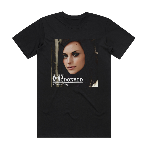 Amy Macdonald A Curious Thing Album Cover T-Shirt Black