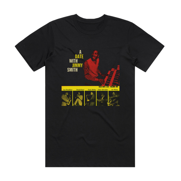 Jimmy Smith A Date With Jimmy Smith Volume 1 Album Cover T-Shirt Black