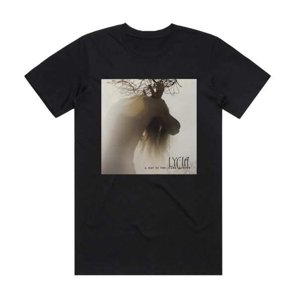 Lycia A Day In The Stark Corner Album Cover T-Shirt Black