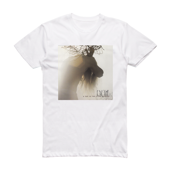 Lycia A Day In The Stark Corner Album Cover T-Shirt White