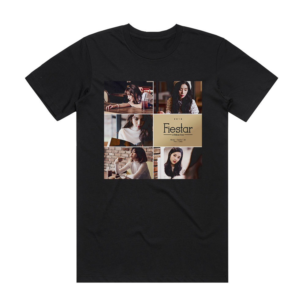 FIESTAR A Delicate Sense Album Cover T-Shirt Black