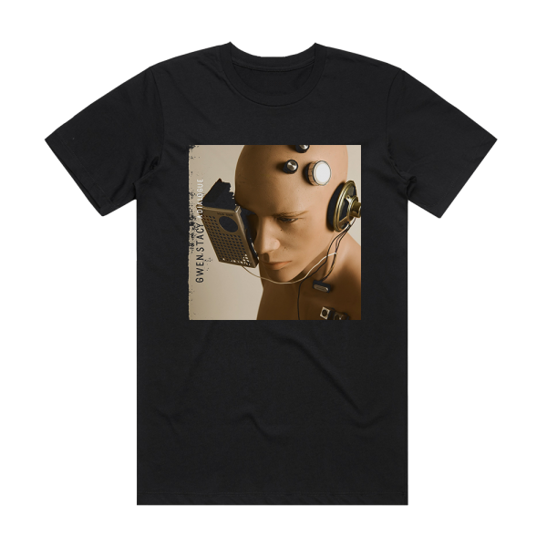 Gwen Stacy A Dialogue Album Cover T-Shirt Black