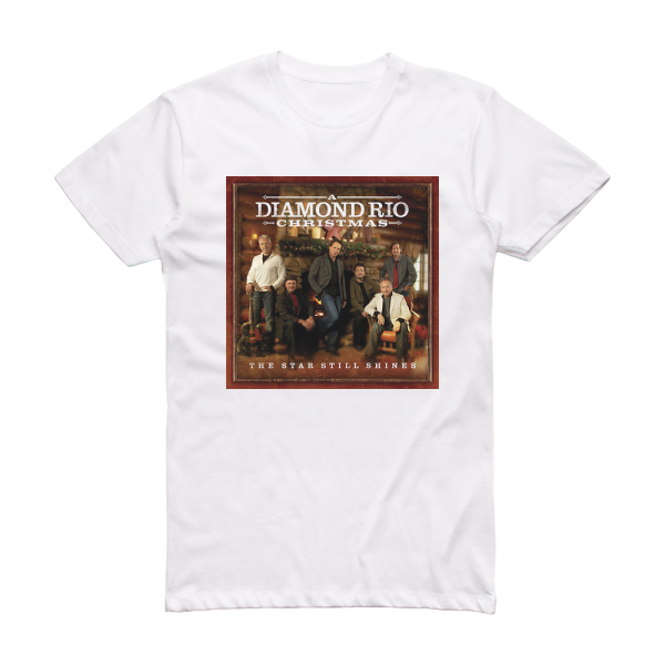 Diamond Rio A Diamond Rio Christmas Album Cover T-Shirt White