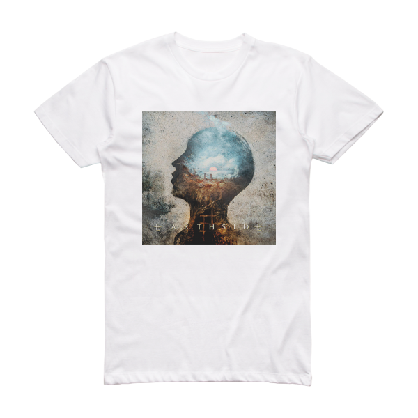 Earthside A Dream In Static Album Cover T-Shirt White