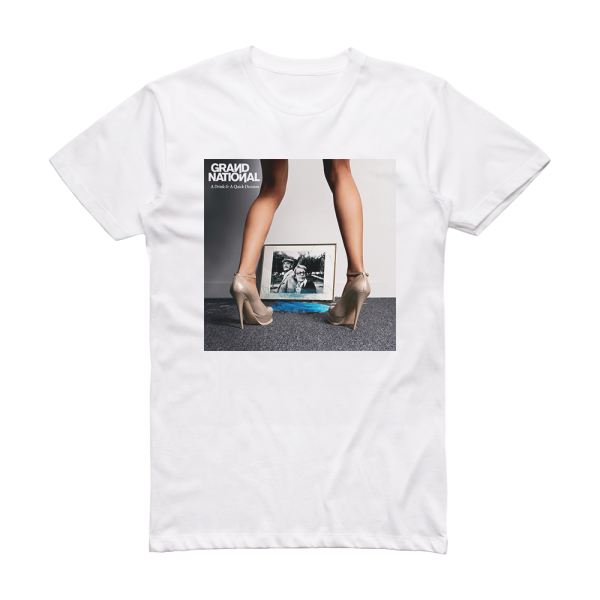 Grand National A Drink A Quick Decision Album Cover T-Shirt White