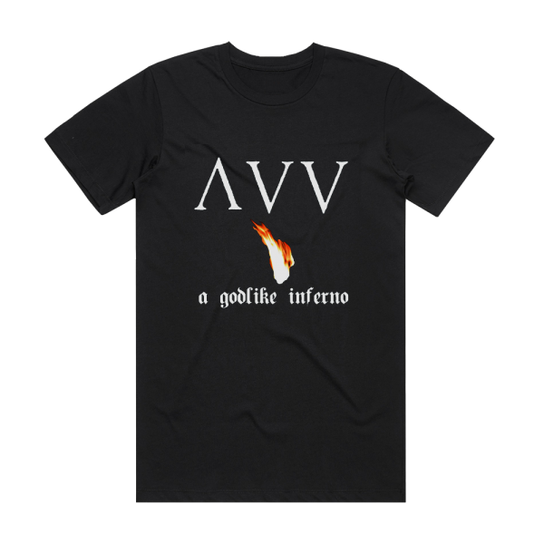 Ancient VVisdom A Godlike Inferno Album Cover T-Shirt Black