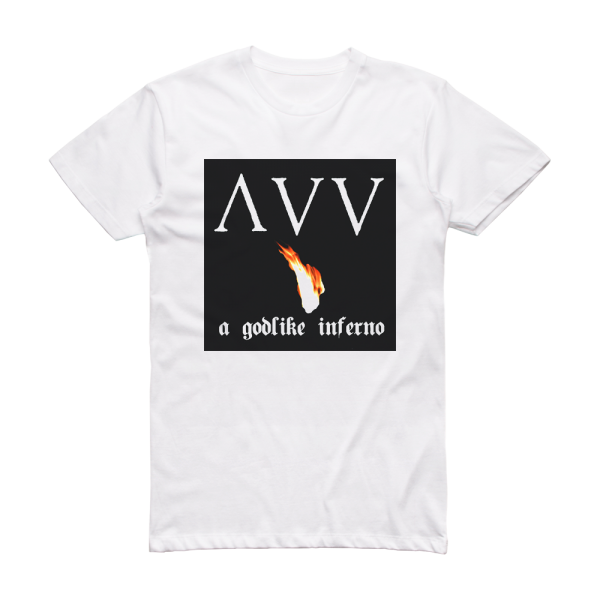 Ancient VVisdom A Godlike Inferno Album Cover T-Shirt White