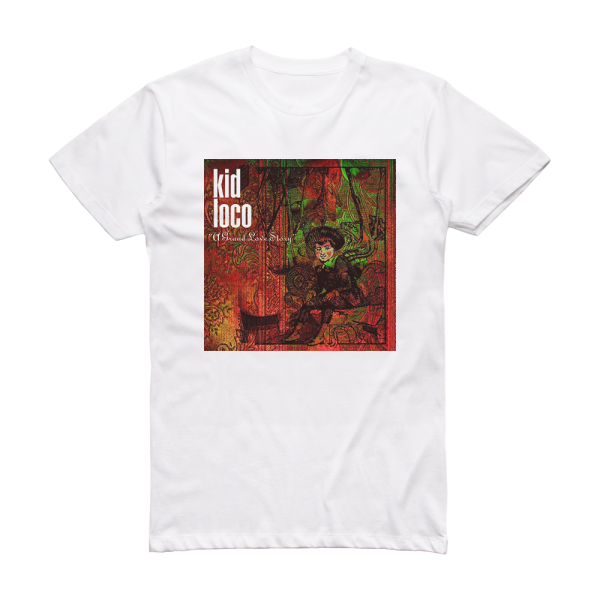 Kid Loco A Grand Love Story Album Cover T-Shirt White