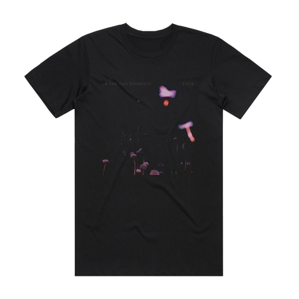 Lycia A Line That Connects Album Cover T-Shirt Black