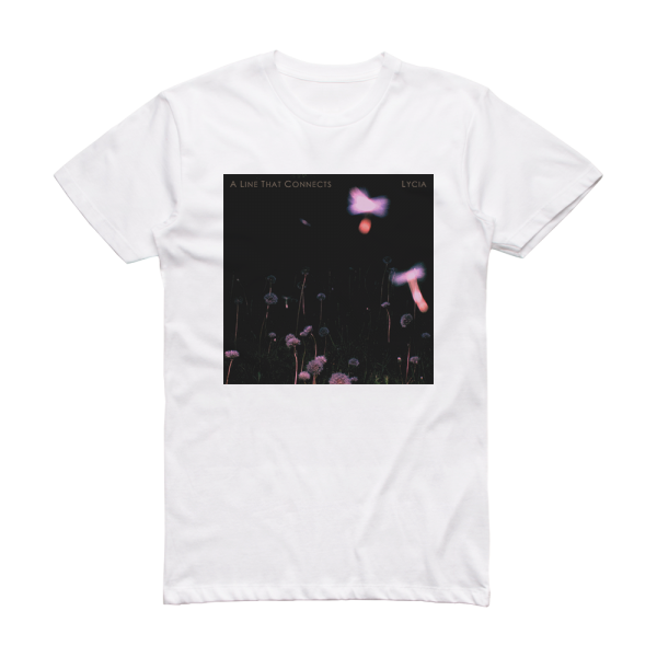 Lycia A Line That Connects Album Cover T-Shirt White