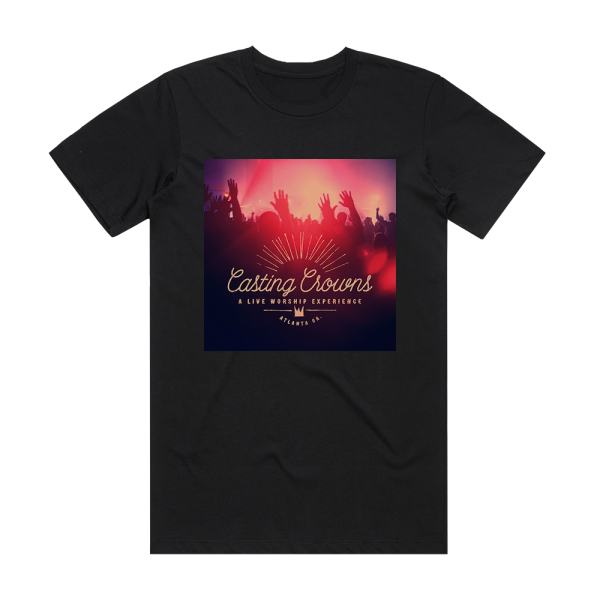 Casting Crowns A Live Worship Experience Album Cover T-Shirt Black