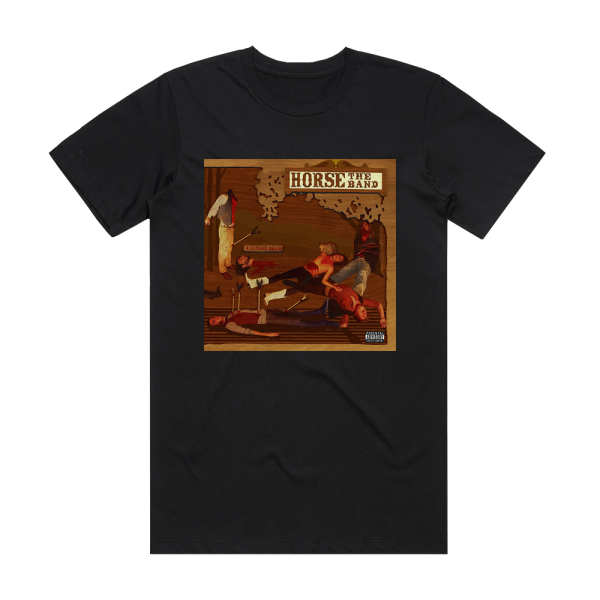 HORSE the band A Natural Death Album Cover T-Shirt Black
