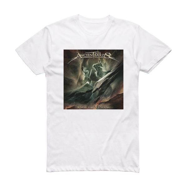 Ancient Bards A New Dawn Ending Album Cover T-Shirt White – ALBUM COVER ...