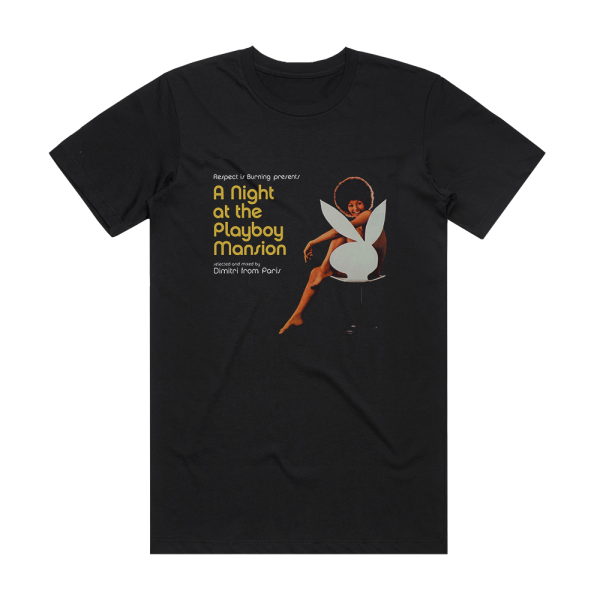 Dimitri From Paris A Night At The Playboy Mansion Album Cover T-Shirt Black