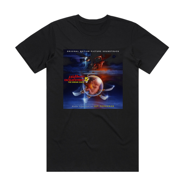 Jay Ferguson A Nightmare On Elm Street 5 The Dream Child Album Cover T-Shirt Black