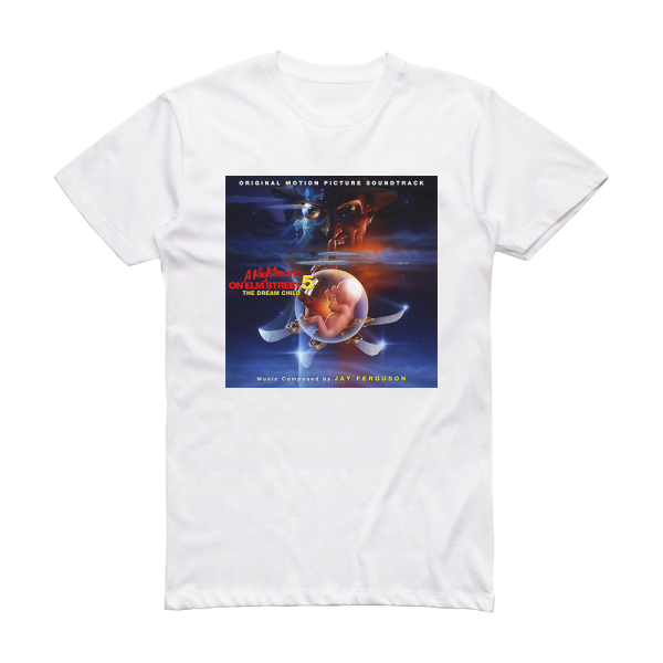 Jay Ferguson A Nightmare On Elm Street 5 The Dream Child Album Cover T-Shirt White