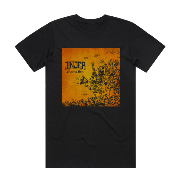 Jinjer A Plus Or A Minus Album Cover T-Shirt Black