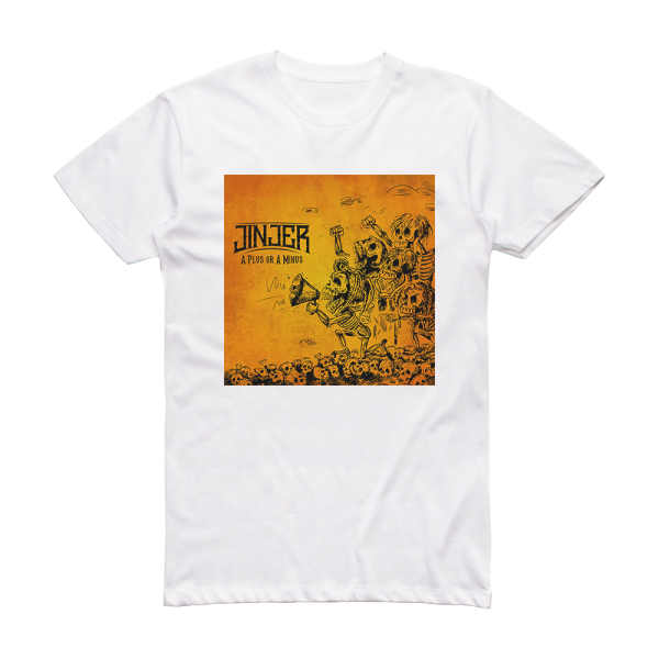 Jinjer A Plus Or A Minus Album Cover T-Shirt White