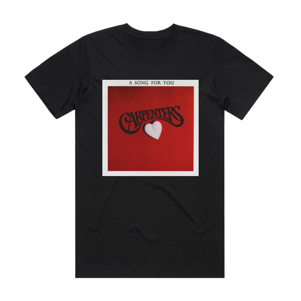 Carpenters A Song For You Album Cover T-Shirt Black