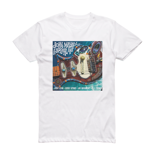 John Mayall A Special Life Album Cover T-Shirt White