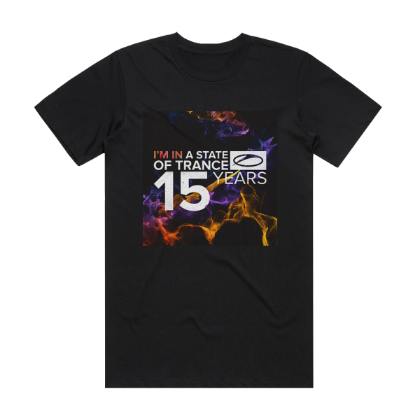Armin van Buuren A State Of Trance  15 Years Album Cover T-Shirt Black