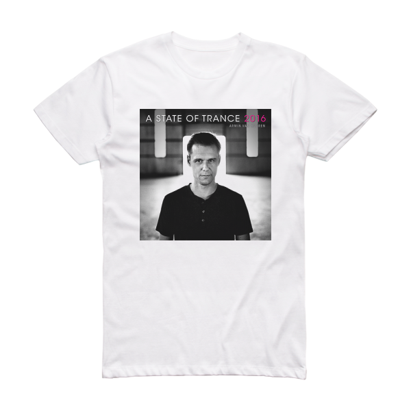 Armin van Buuren A State Of Trance 2016 Album Cover T-Shirt White