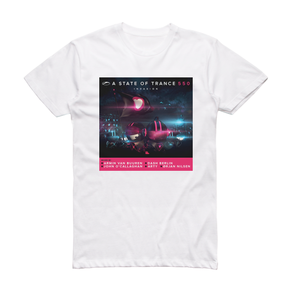 Dash Berlin A State Of Trance 550 Album Cover T-Shirt White