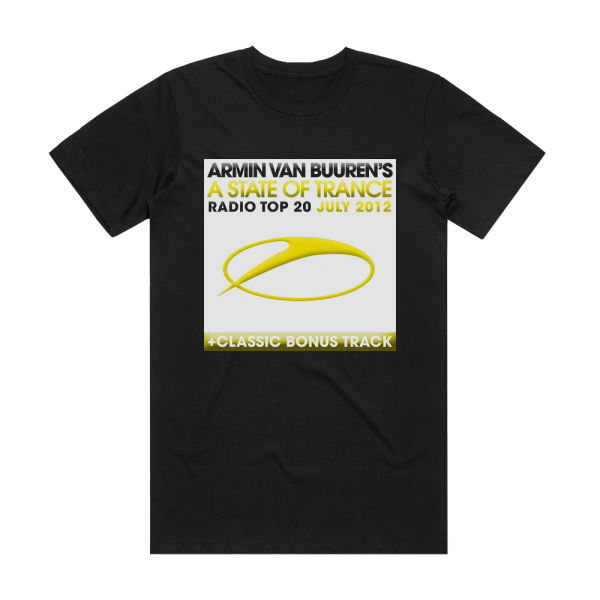 Armin van Buuren A State Of Trance Radio Top 20 July 2012 Album Cover T-Shirt Black