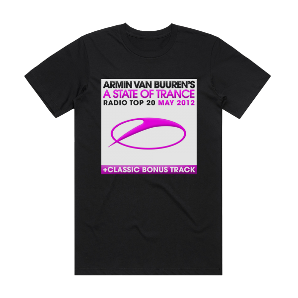 Armin van Buuren A State Of Trance Radio Top 20 May 2012 Album Cover T-Shirt Black