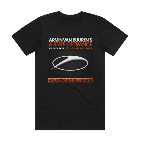 Armin van Buuren A State Of Trance Radio Top 20 November 2011 Album Cover T-Shirt Black