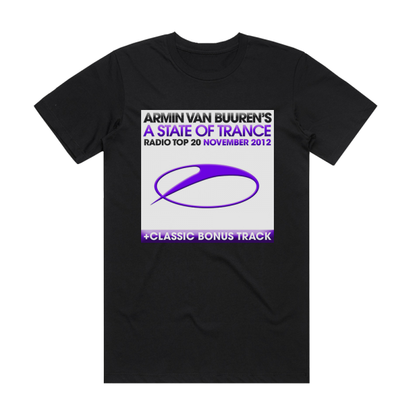 Armin van Buuren A State Of Trance Radio Top 20 November 2012 Album Cover T-Shirt Black