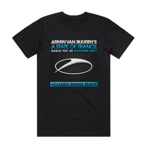 Armin van Buuren A State Of Trance Radio Top 20 October 2011 Album Cover T-Shirt Black