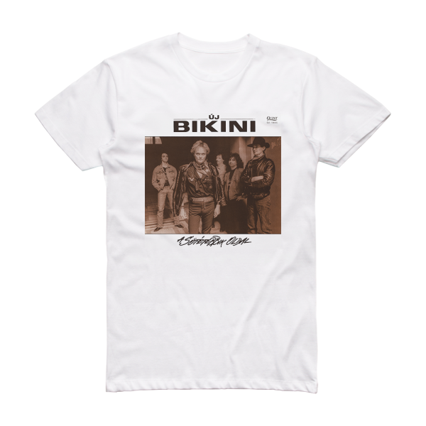 Bikini A Sttebbik Oldal Album Cover T-Shirt White