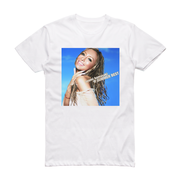 Ayumi Hamasaki A Summer Best 1 Album Cover T-Shirt White